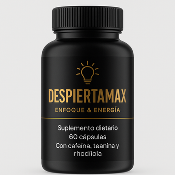 DespiertaMax – Suplemento Natural para Energía, Enfoque y Productividad Diaria (60 cápsulas)